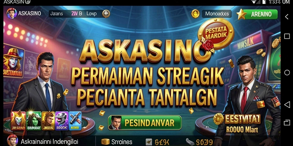 Gameplay menarik dalam ASKASINO yang penuh strategi.