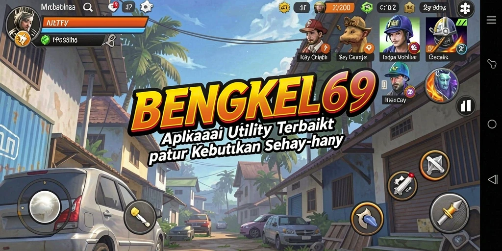 Tampilan utama BENGKEL69 dengan fitur-fitur lengkap dan interaktif.