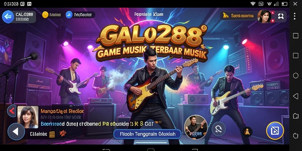 Tampilan menarik dari gameplay CALO288 yang penuh dengan musik.