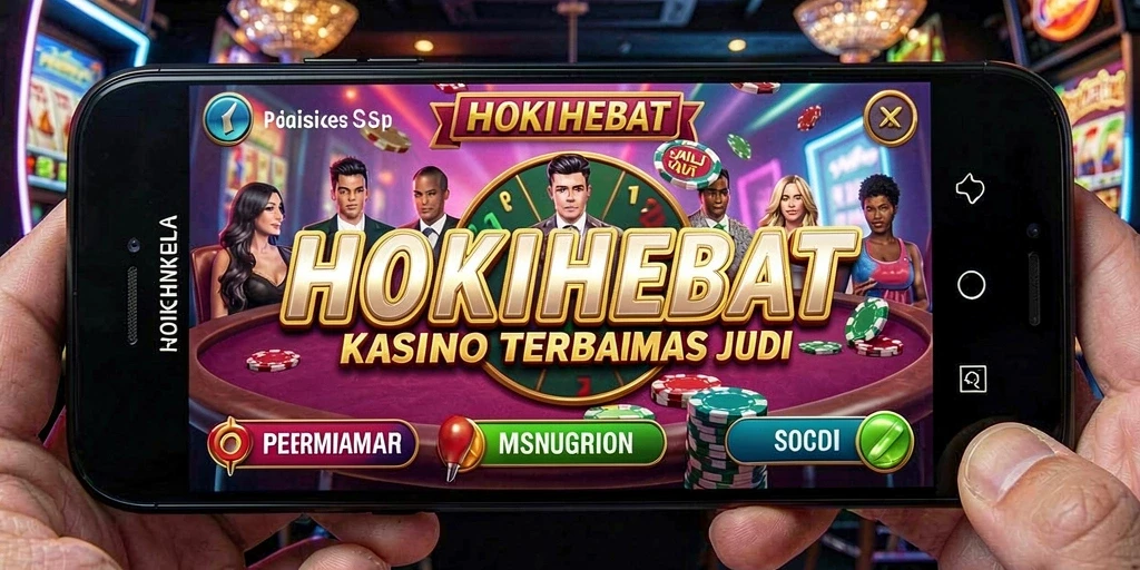 Tampilan gameplay HOKIHEBAT yang menegangkan dan mengasyikkan.