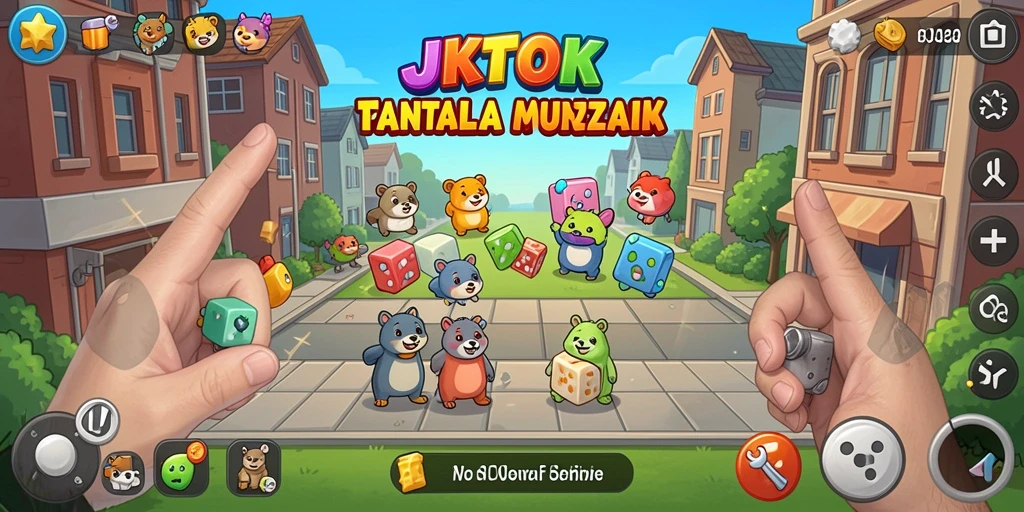 Tampilan permainan JKTOK yang seru dan menantang dalam kategori Puzzle.