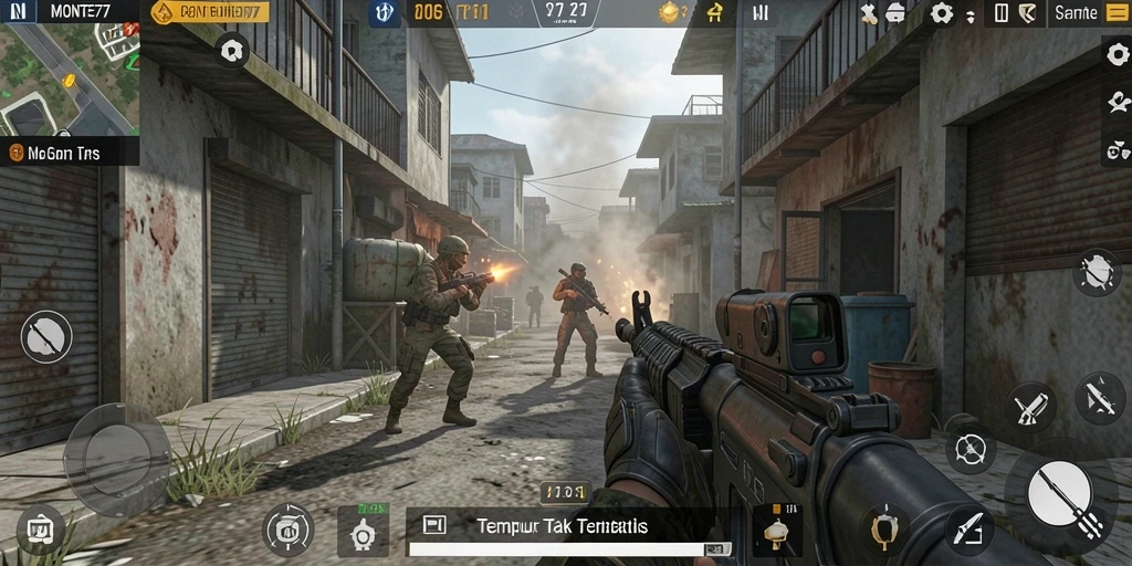 Tampilan gameplay epic dalam <strong>MONTE77</strong>, menunjukkan aksi pertarungan yang mendebarkan.
