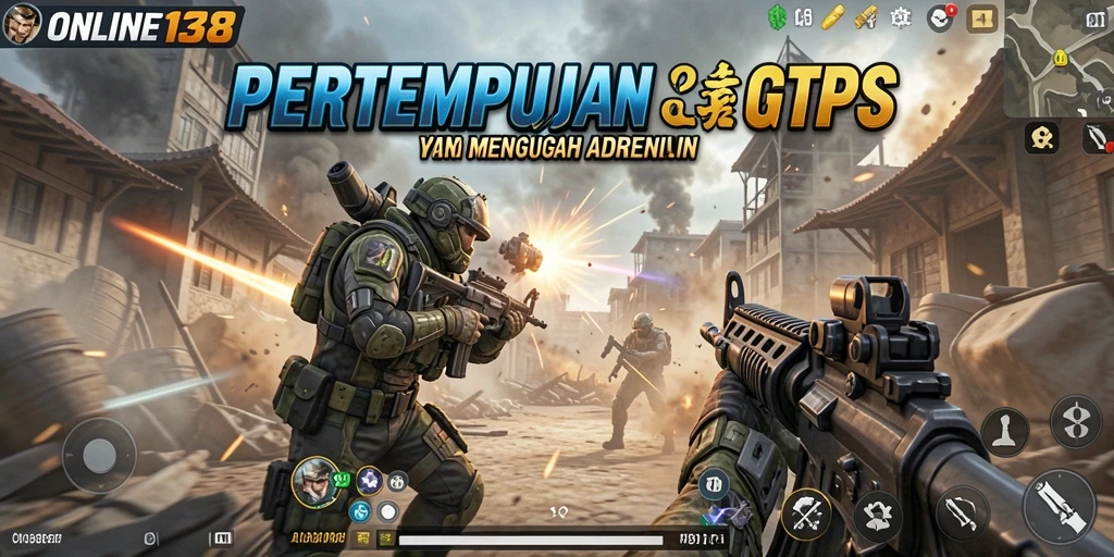 Gameplay seru dalam pertempuran TPS yang mendebarkan.
